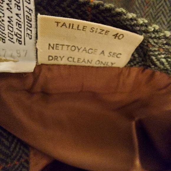 VINTAGE Wool Skirt made in France - Picture 12 of 13